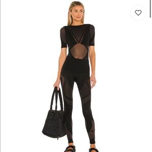 Adidas x Wolford Sheer Motion bodysuit and legging